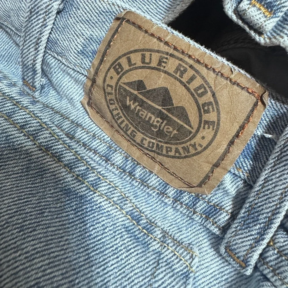Wrangler Blue Ridge Blue Jeans 40x32 Straight Leg Mens western cowboy ranch